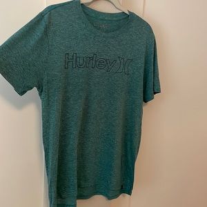 Blue ish green Hurley shirt. Worn a few times